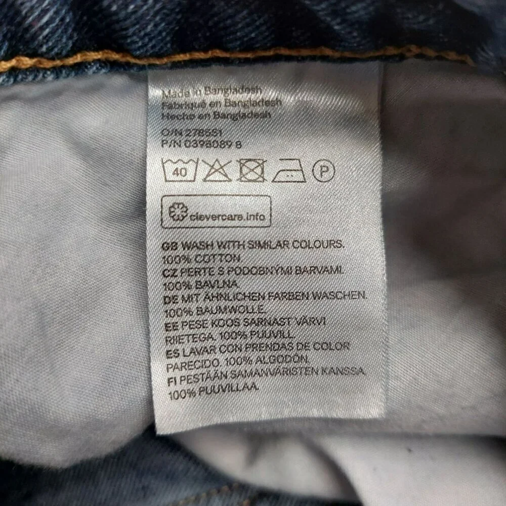 H&M  & Denim Jean Shorts Cut Off  Shorts   Size 12 - Picture 10 of 10